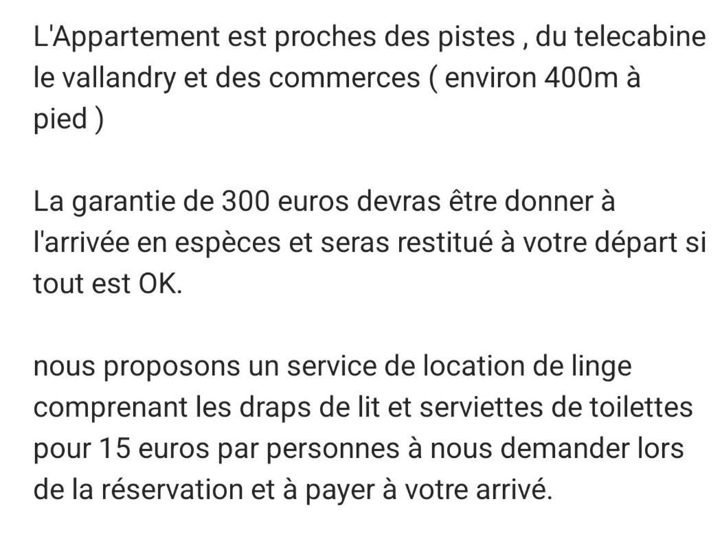 Appartement Plein Coeur De Vallandry Екстериор снимка